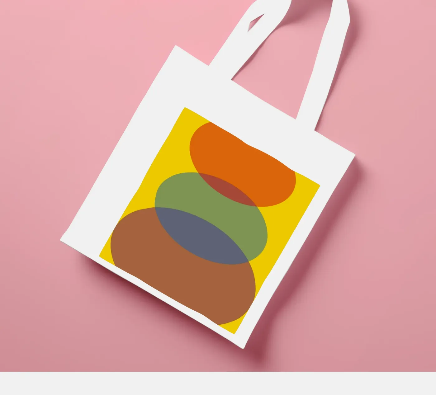 Stone Rainbow Stack tote bag by galihstudio