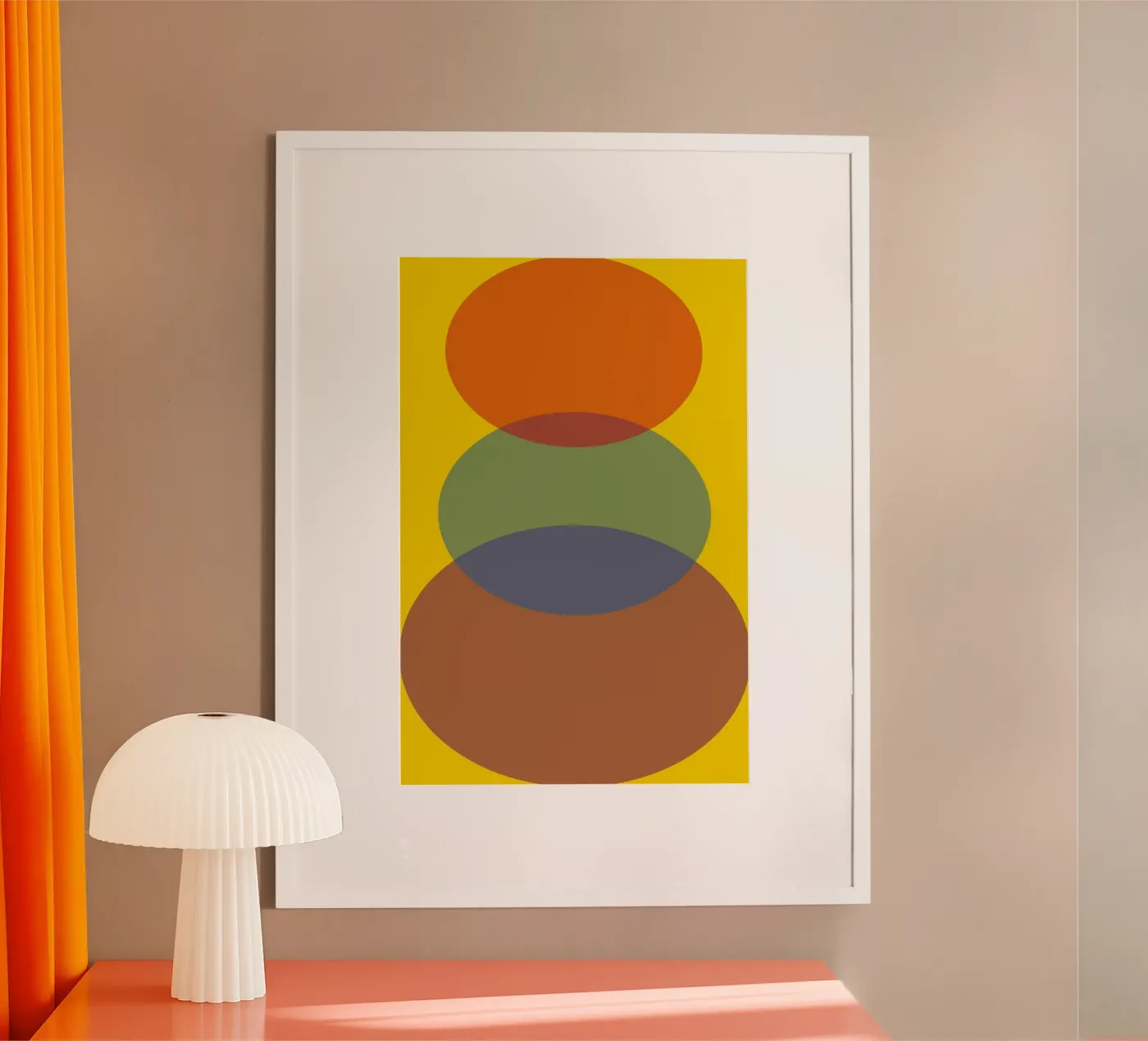 Stone Rainbow Stack poster van galihstudio