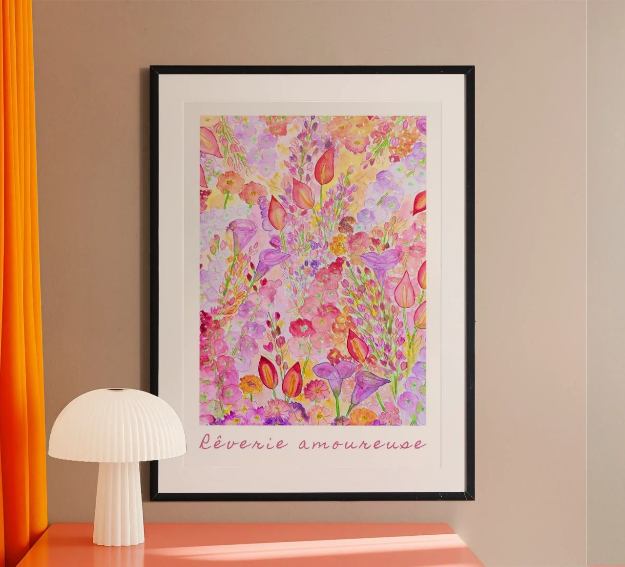 Rêverie amoureuse poster de melimelocreations