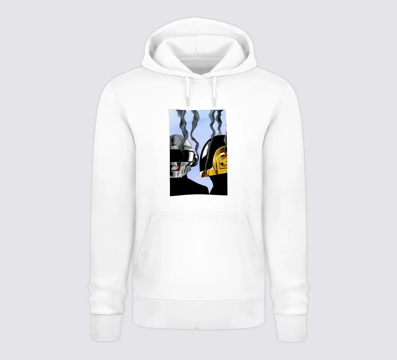 Daft Punk Deux felpa con cappuccio da Famous When Dead