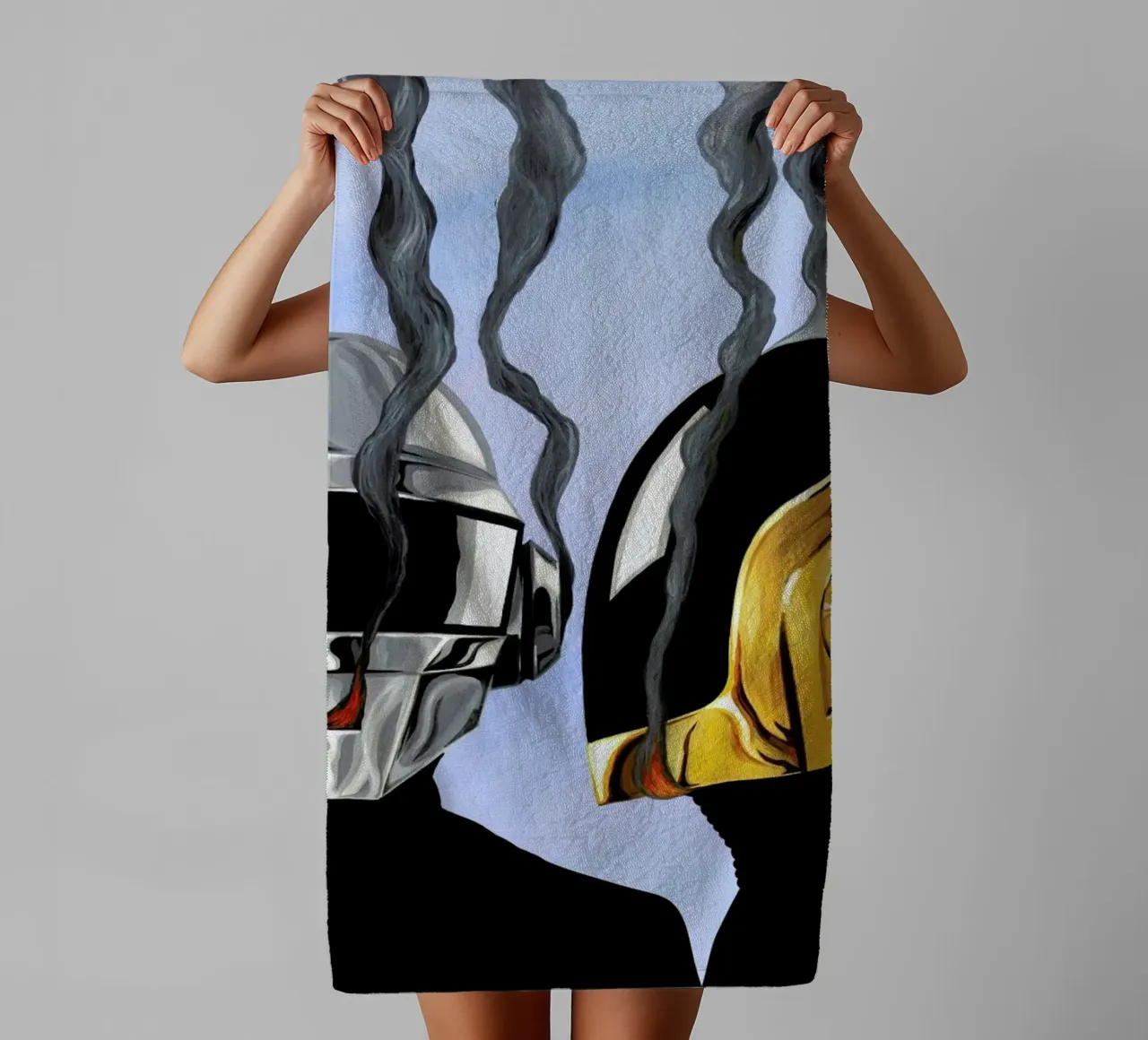 Daft Punk Deux asciugamano da bagno da Famous When Dead