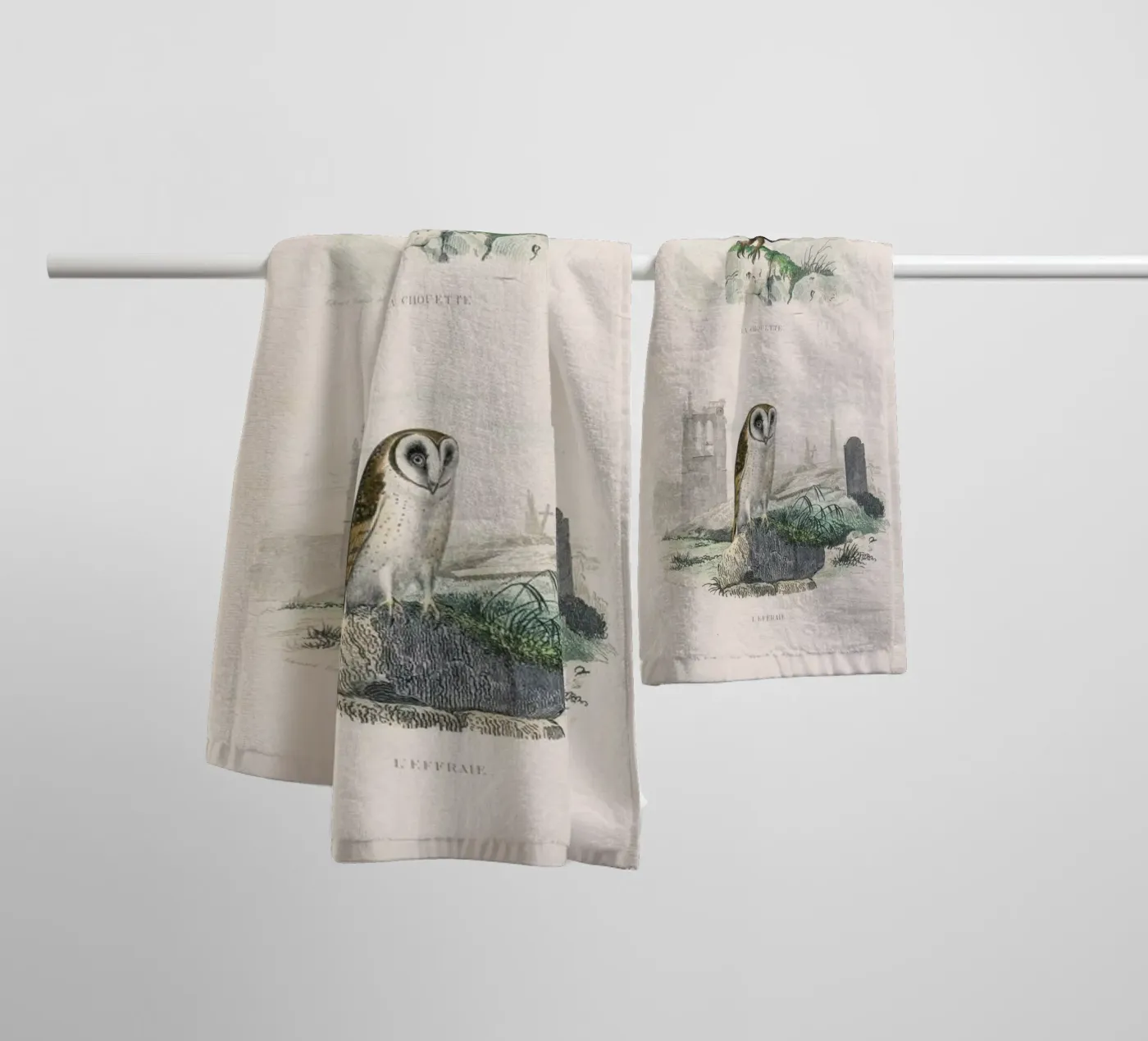 Owls badhanddoek van Flora & Fauna