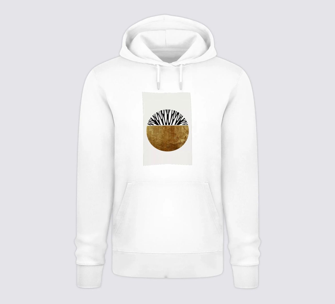 Abstractika Gold sudadera con capucha de Kubistika