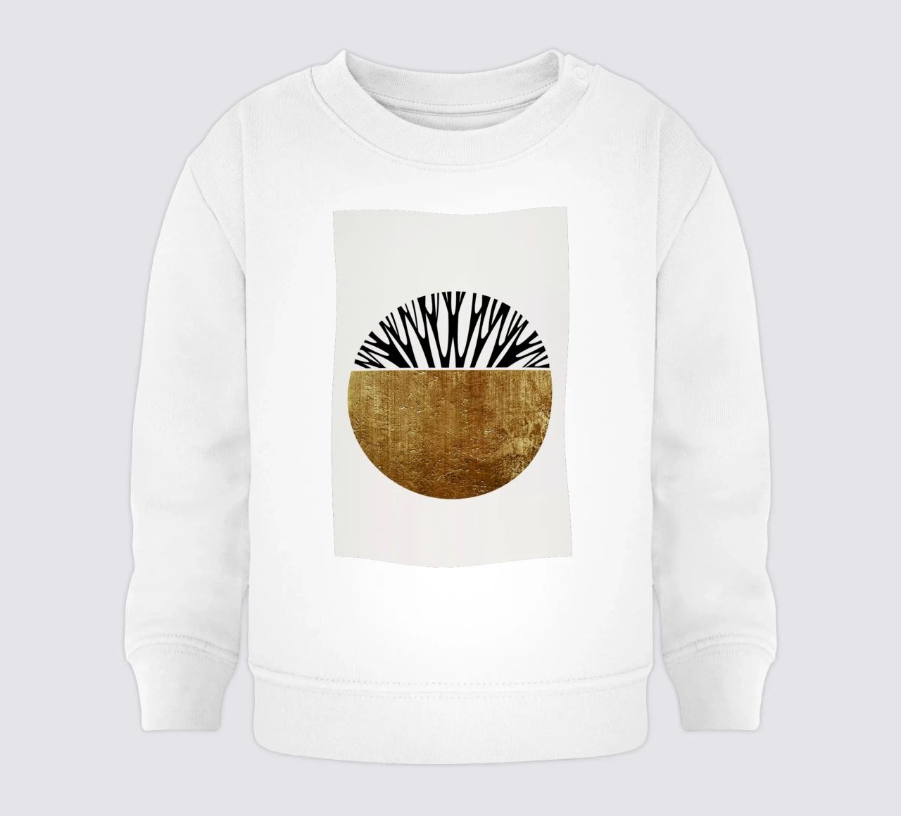 Abstractika Gold sudadera de bebé de Kubistika