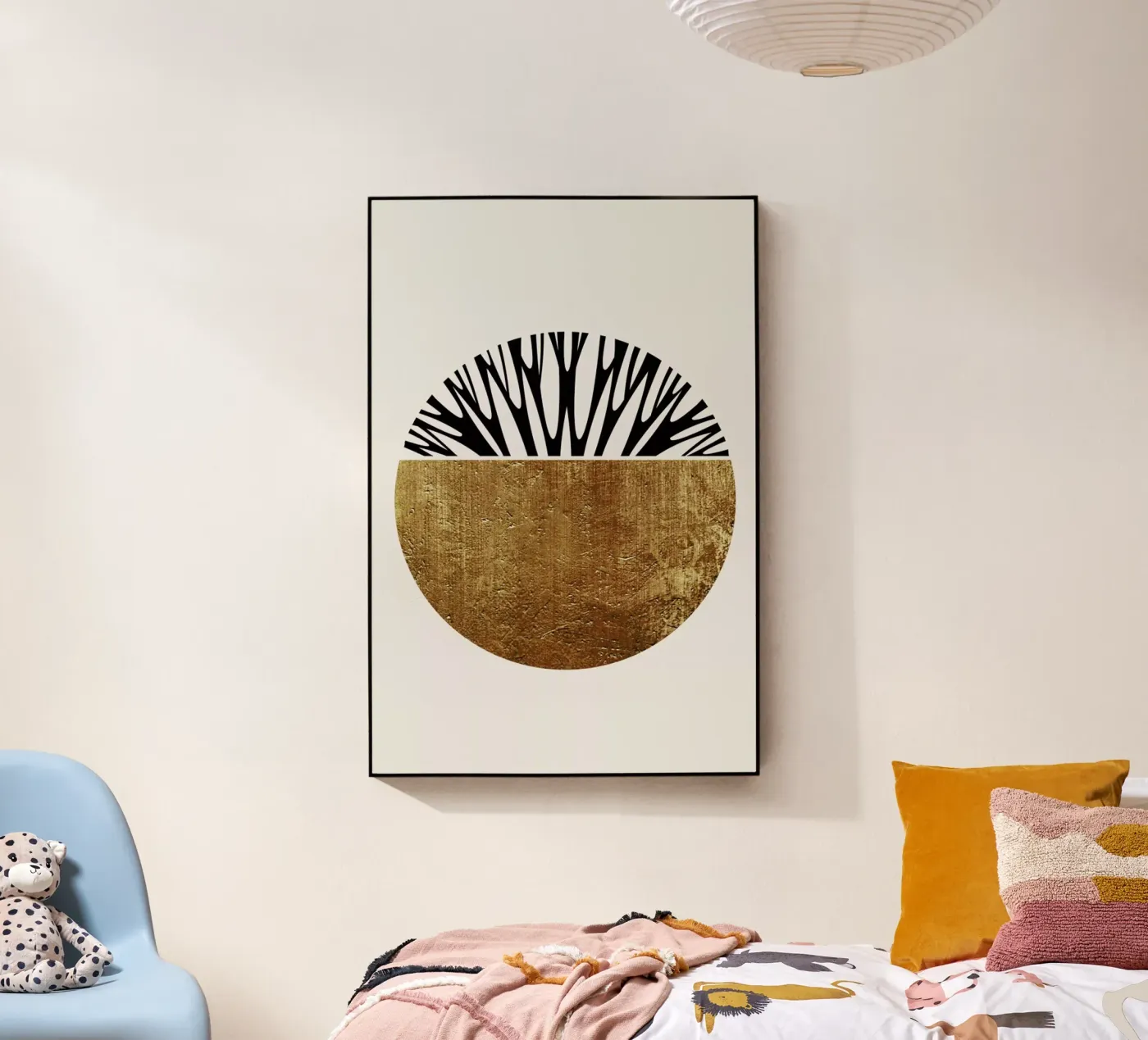 Abstractika Gold plexiglass da Kubistika