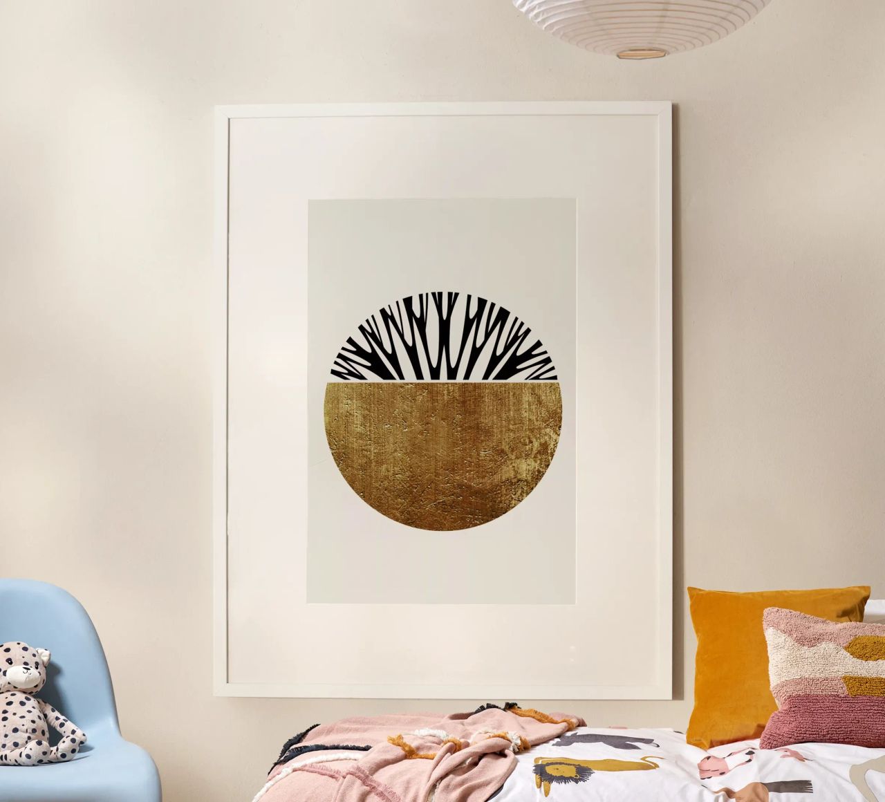 Abstractika Gold poster de Kubistika