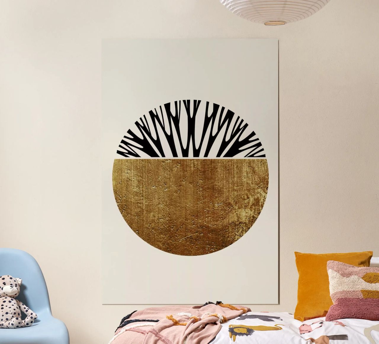 Abstractika Gold poster de Kubistika
