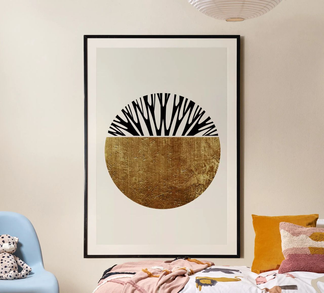 Abstractika Gold poster de Kubistika