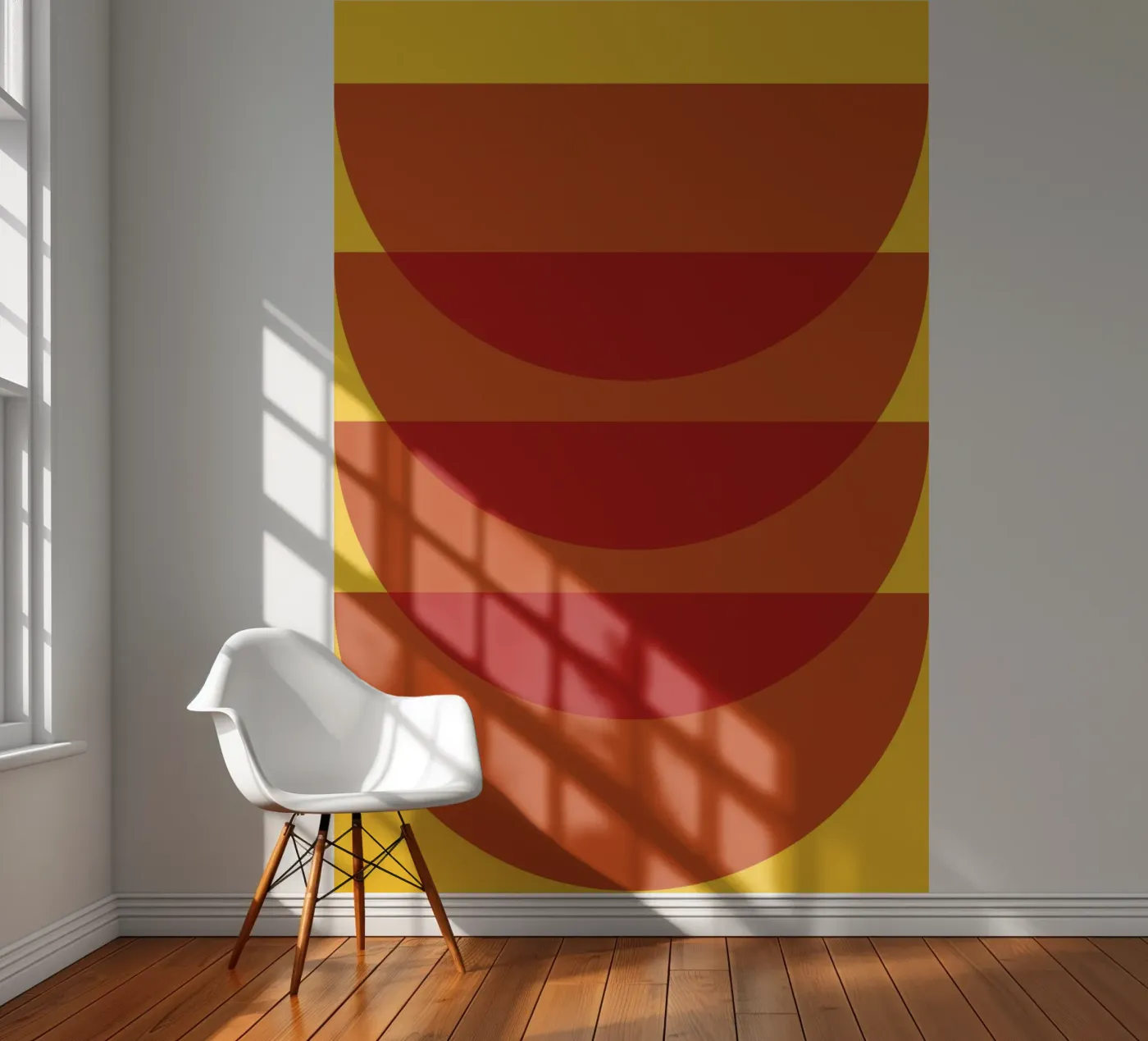 Bowl stack fotobehang van galihstudio