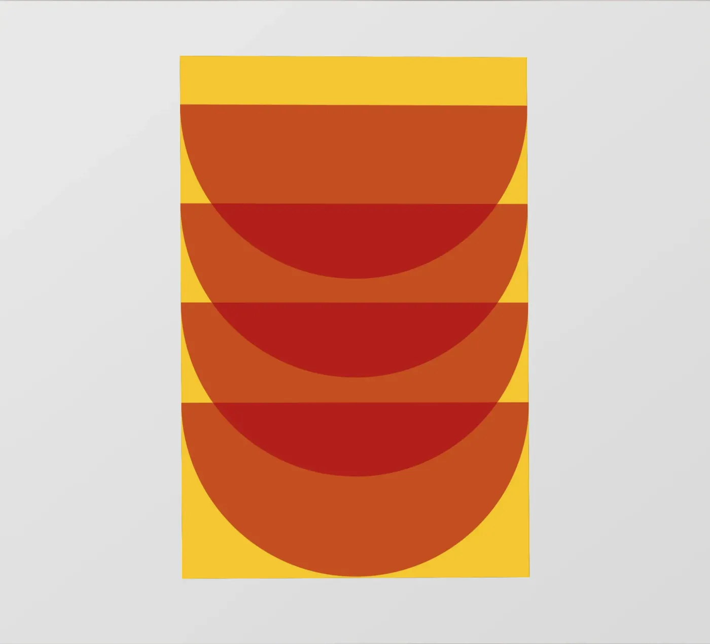 Bowl stack fotobehang van galihstudio