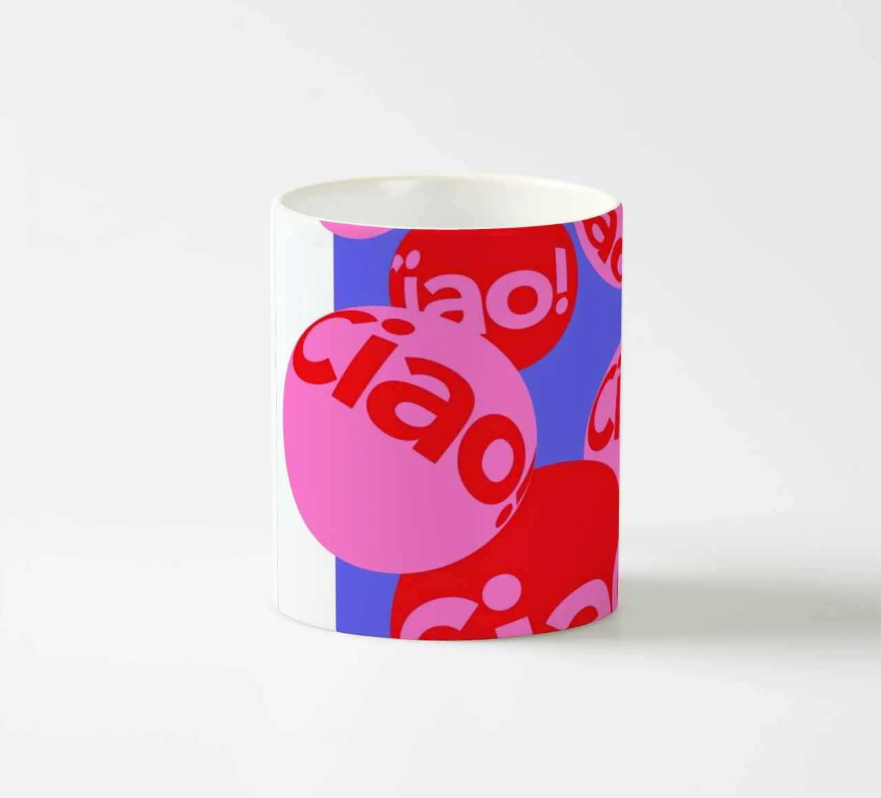 Ciao tazza in ceramica da La Come Di