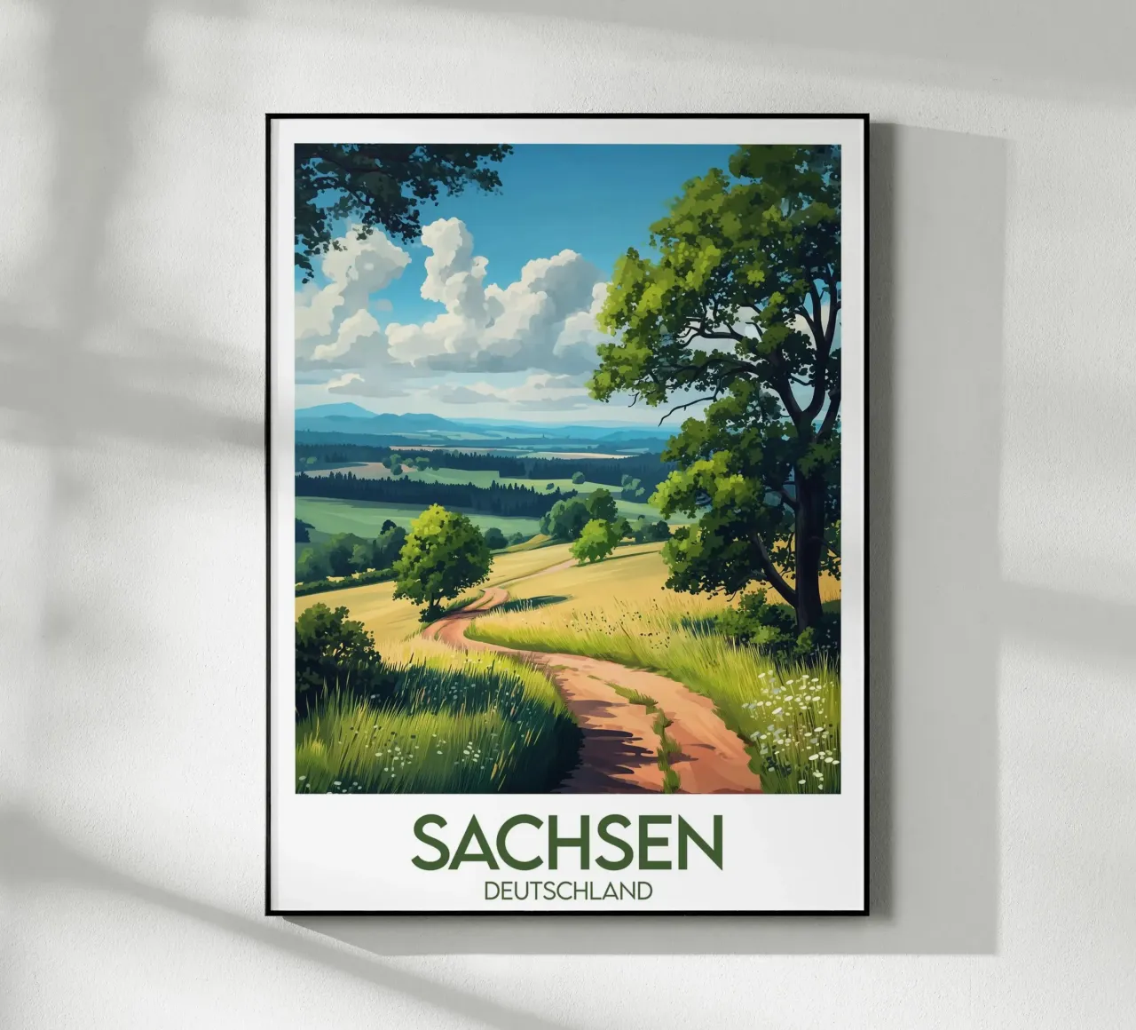 Scheda sassone Allemagne plexiglass da Frame the World