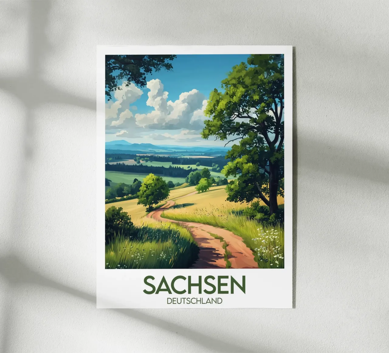 Scheda sassone Allemagne plexiglass da Frame the World