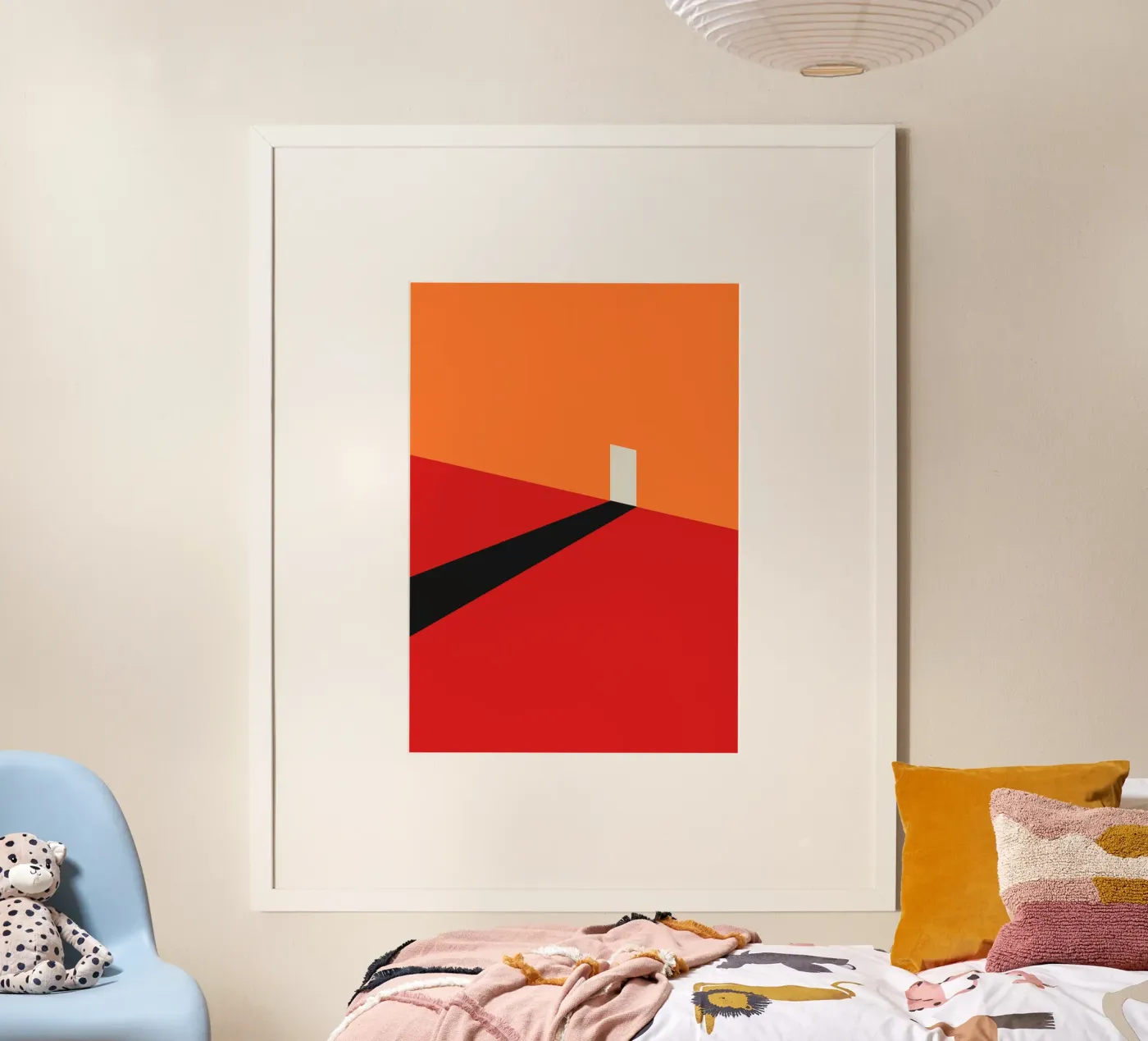 Shadow Light Vibrant Poster von galihstudio