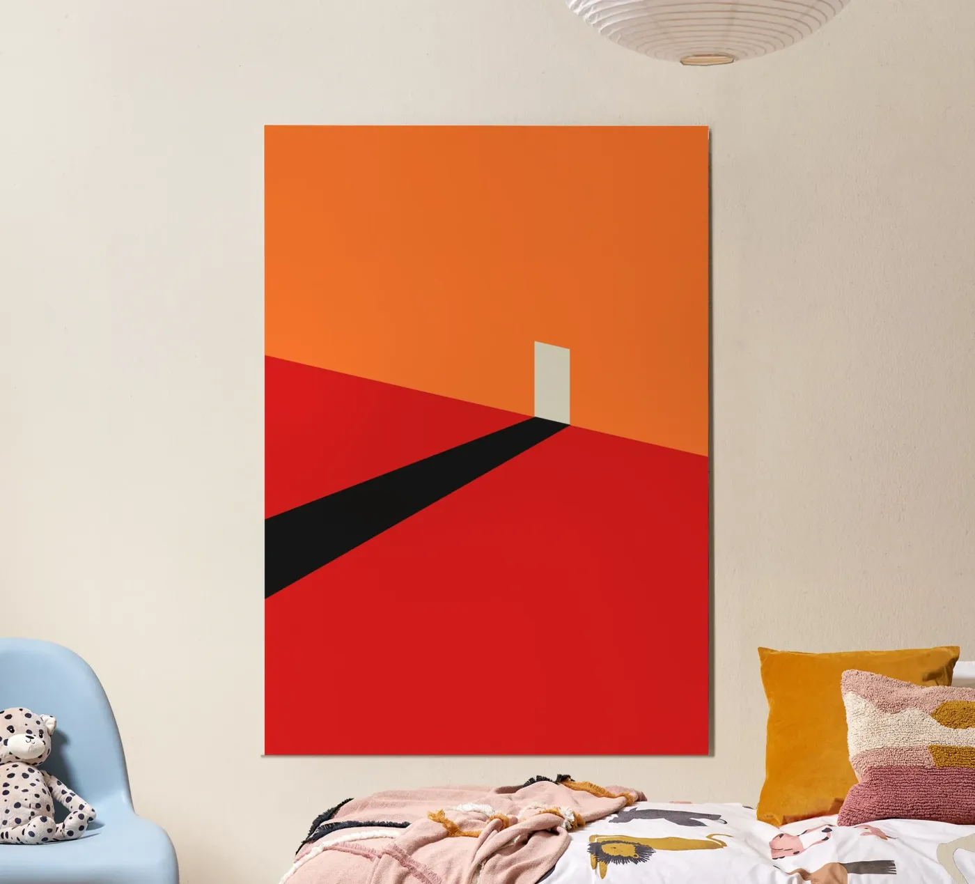 Shadow Light Vibrant Poster von galihstudio