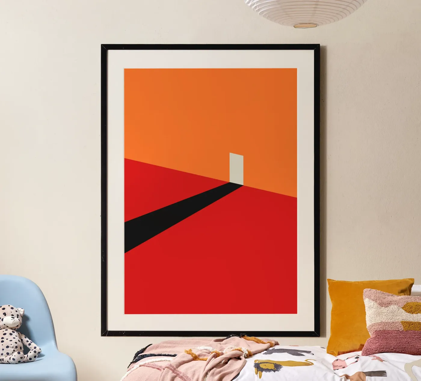 Shadow Light Vibrant Poster von galihstudio