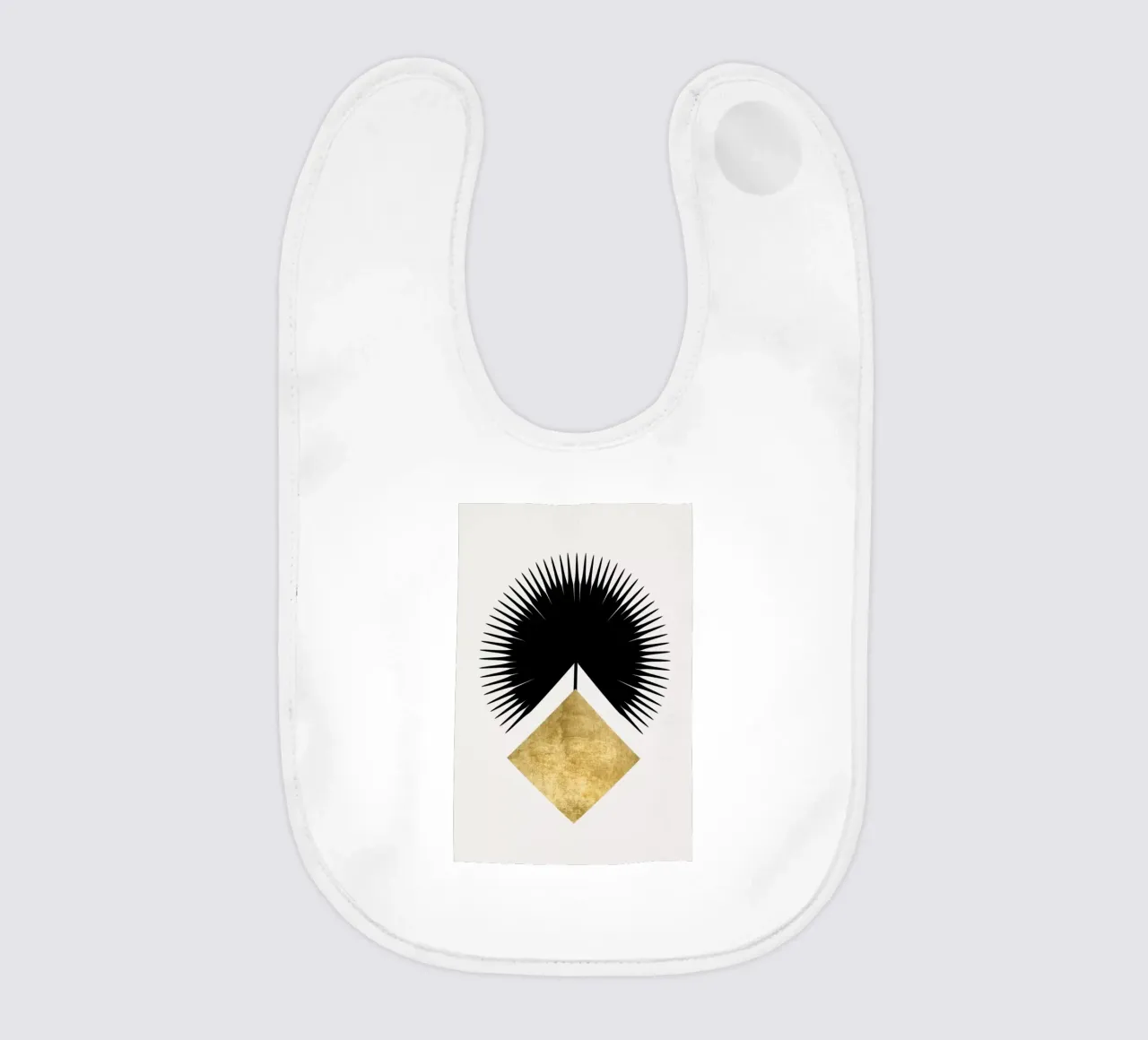 Shape No. 14 baby bib by Kubistika
