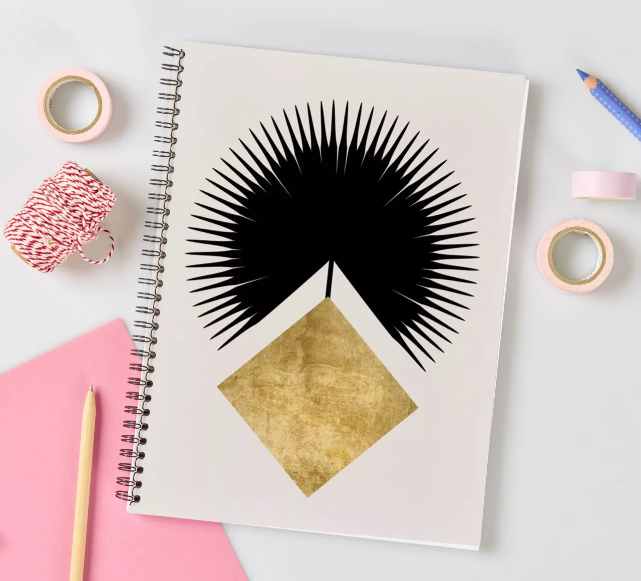 Shape No. 14 notitieboek met spiraal van Kubistika