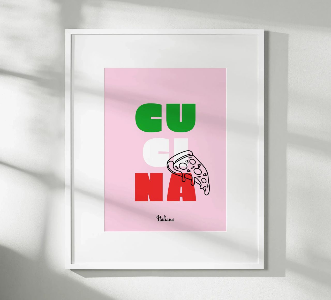Cuisine italienne I poster de Bureau Purpur