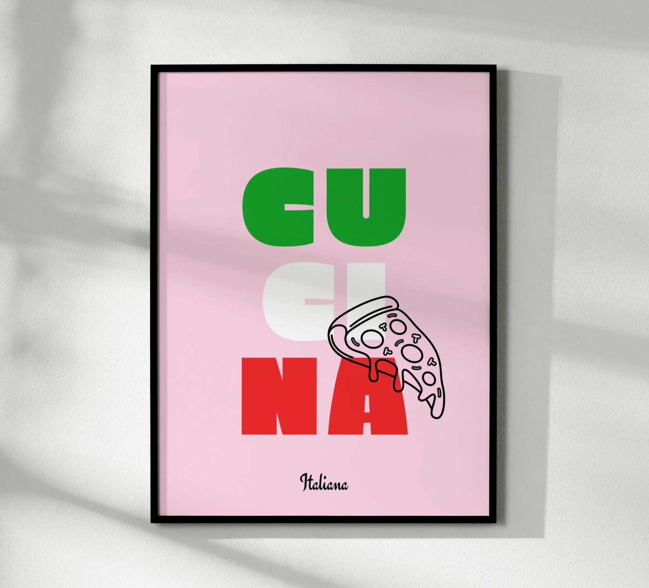 Cuisine italienne I poster de Bureau Purpur