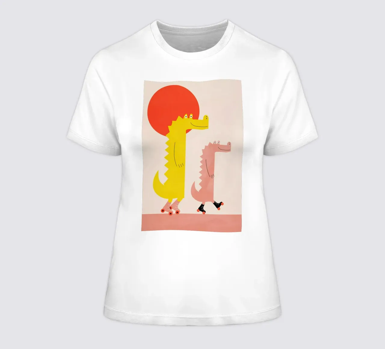 Roller Crocs t-shirt da donna da Little Flourishes