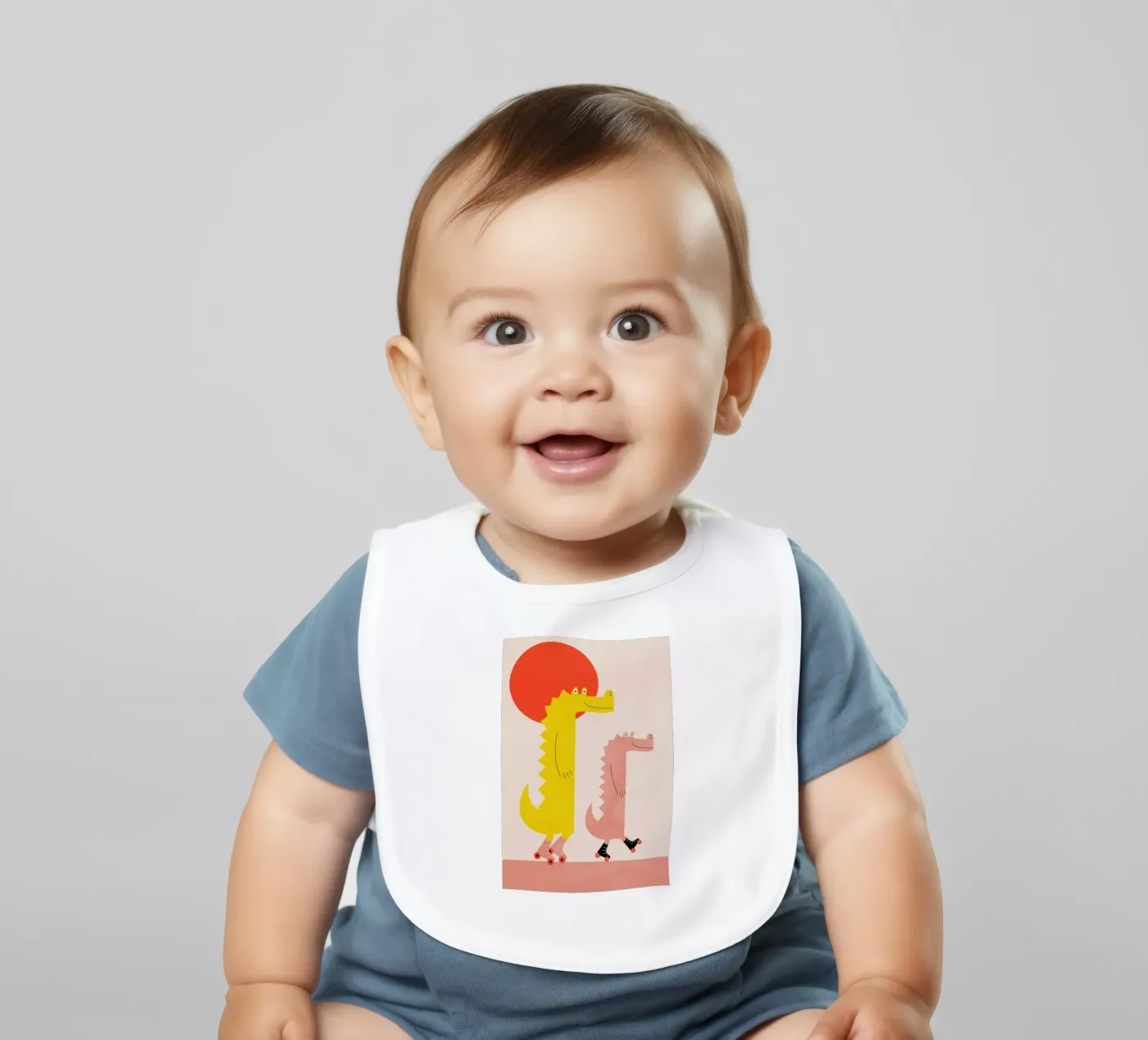 Roller Crocs bavaglino da Little Flourishes