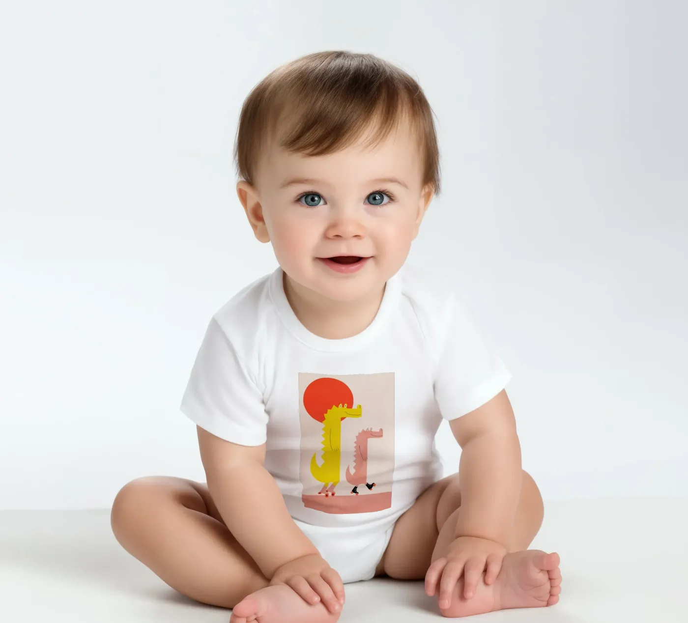 Roller Crocs body bébé de Little Flourishes