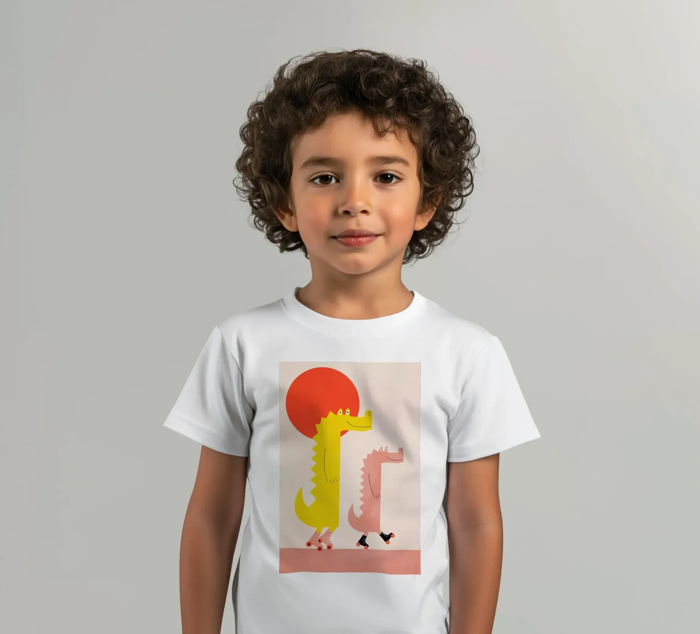 Roller Crocs t-shirt bambini da Little Flourishes