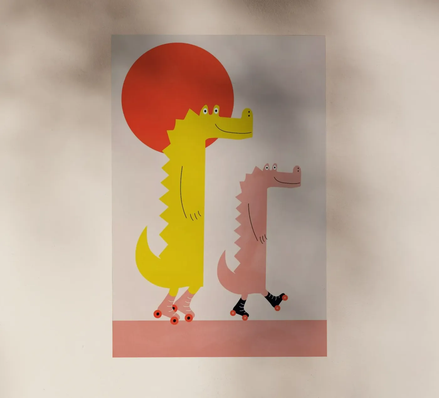 Roller Crocs pellicola backlit da Little Flourishes