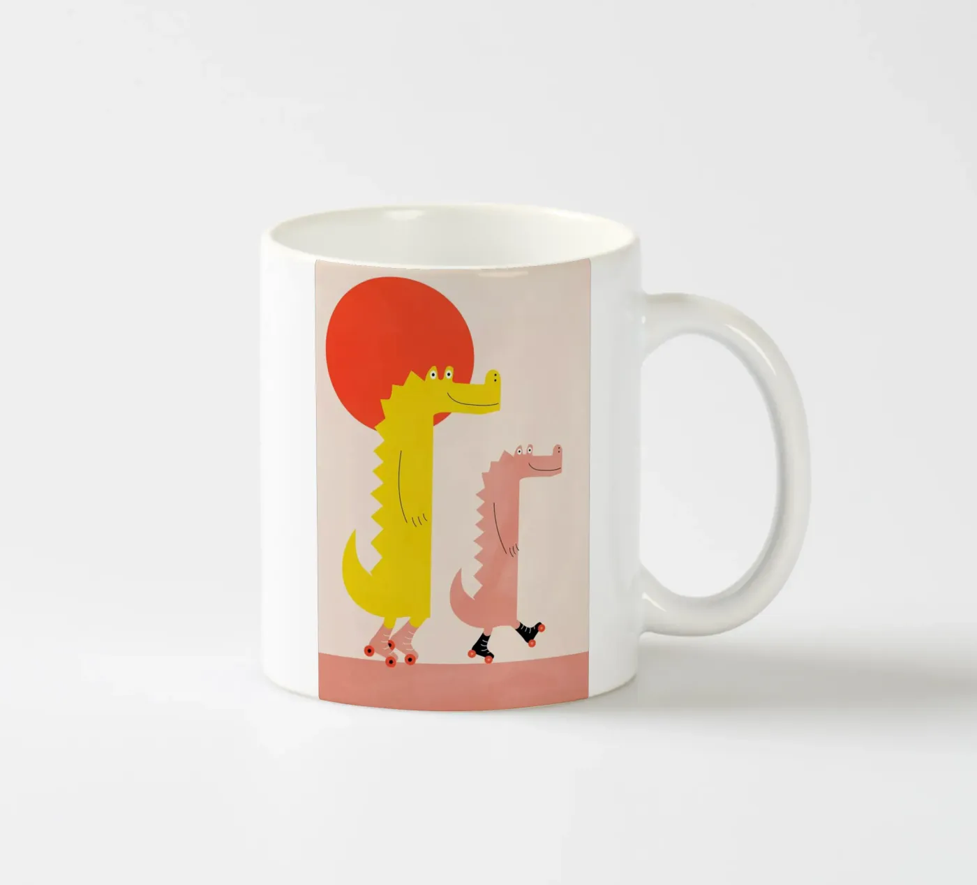 Roller Crocs ceramic mug by Little Flourishes