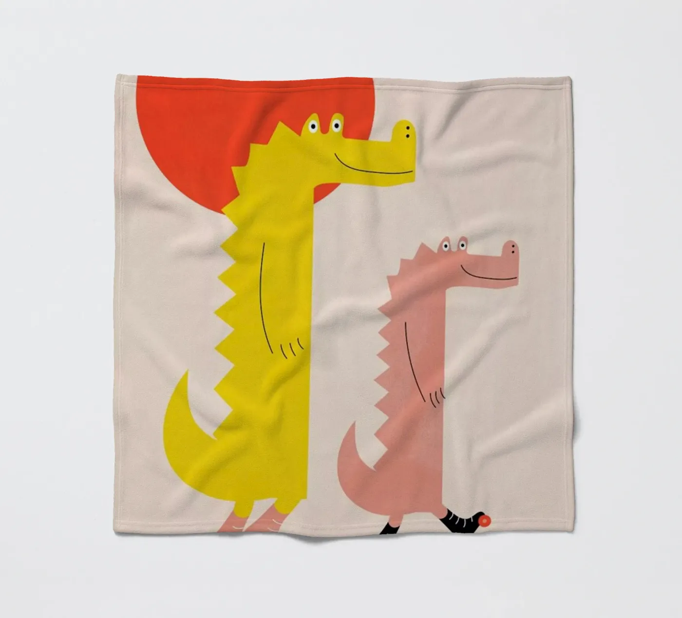 Roller Crocs fleecedeken van Little Flourishes