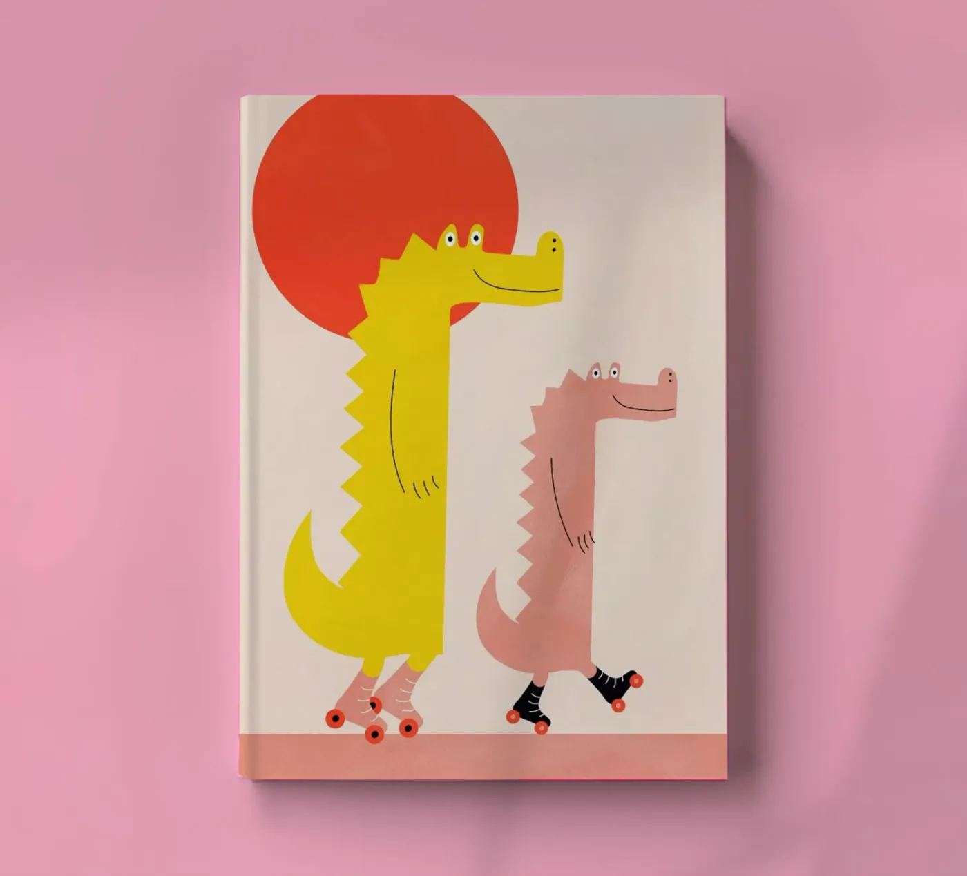 Roller Crocs notebook by Little Flourishes