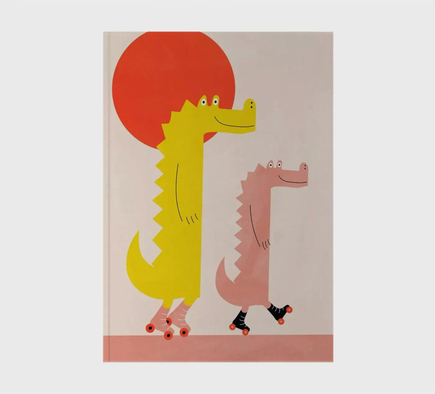 Roller Crocs notebook by Little Flourishes