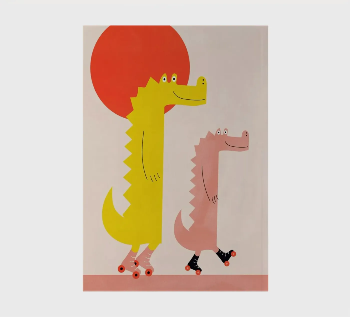 Roller Crocs notebook by Little Flourishes