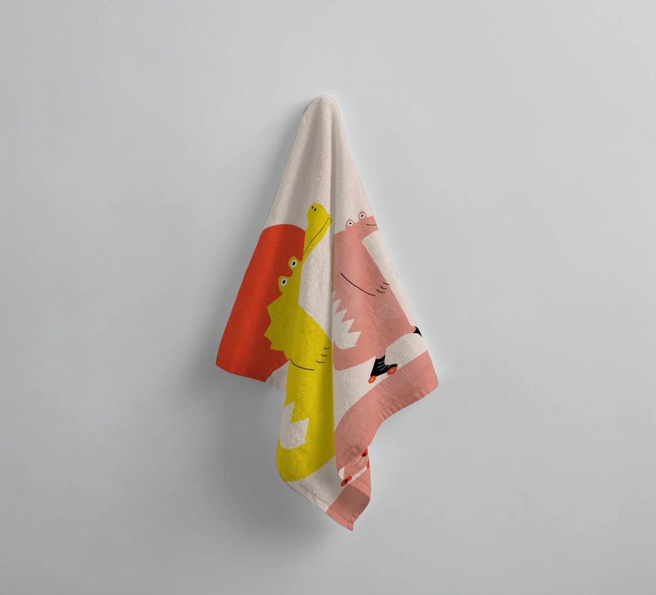 Roller Crocs towel by Little Flourishes