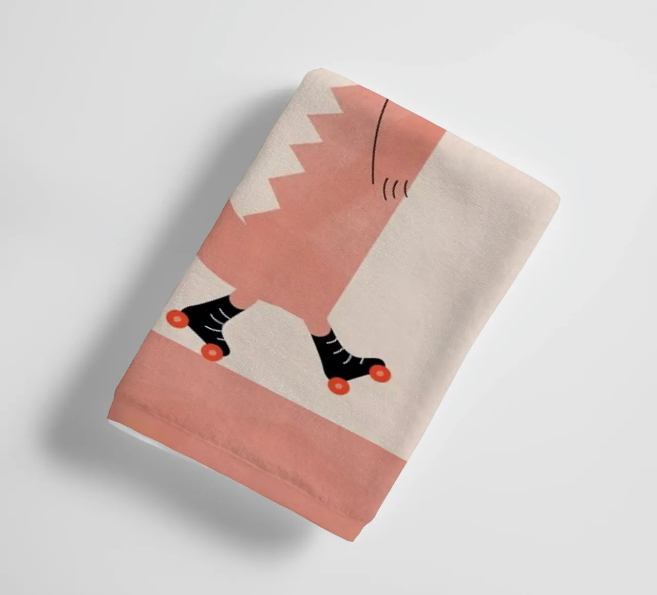 Roller Crocs asciugamano da bagno da Little Flourishes