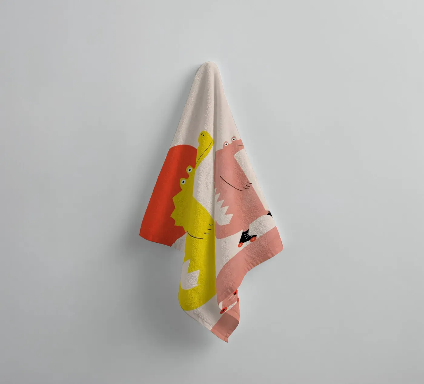 Roller Crocs badhanddoek van Little Flourishes