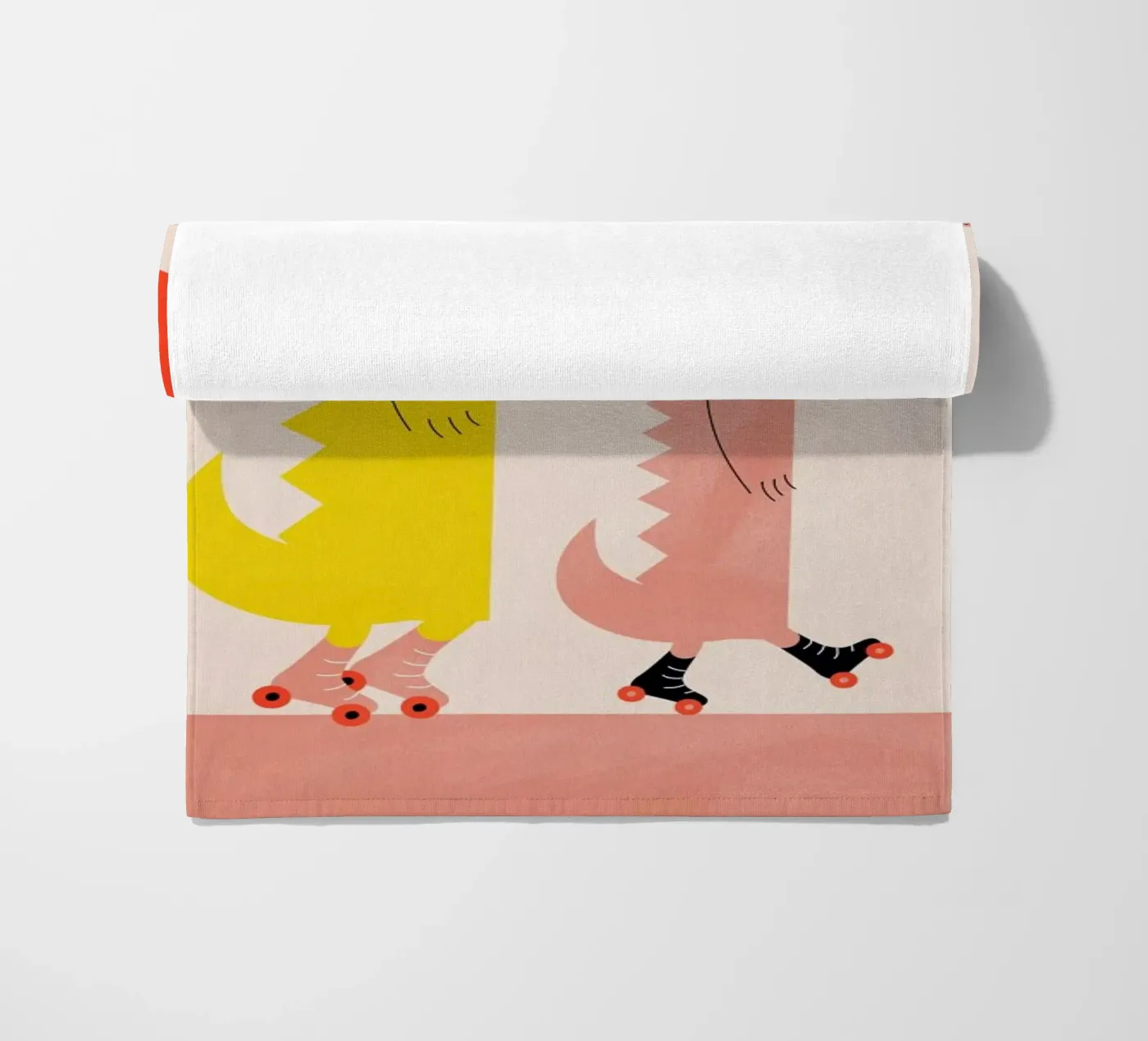 Roller Crocs strandhanddoek van Little Flourishes