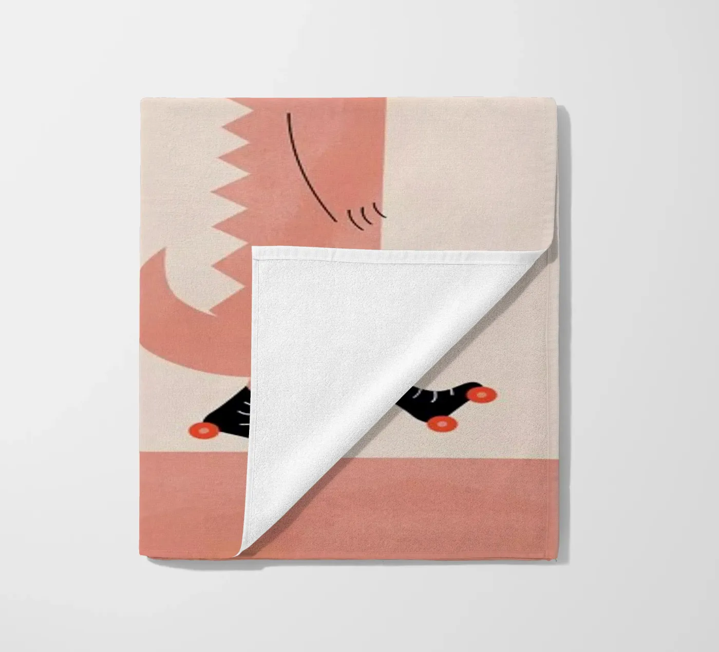 Roller Crocs strandhanddoek van Little Flourishes