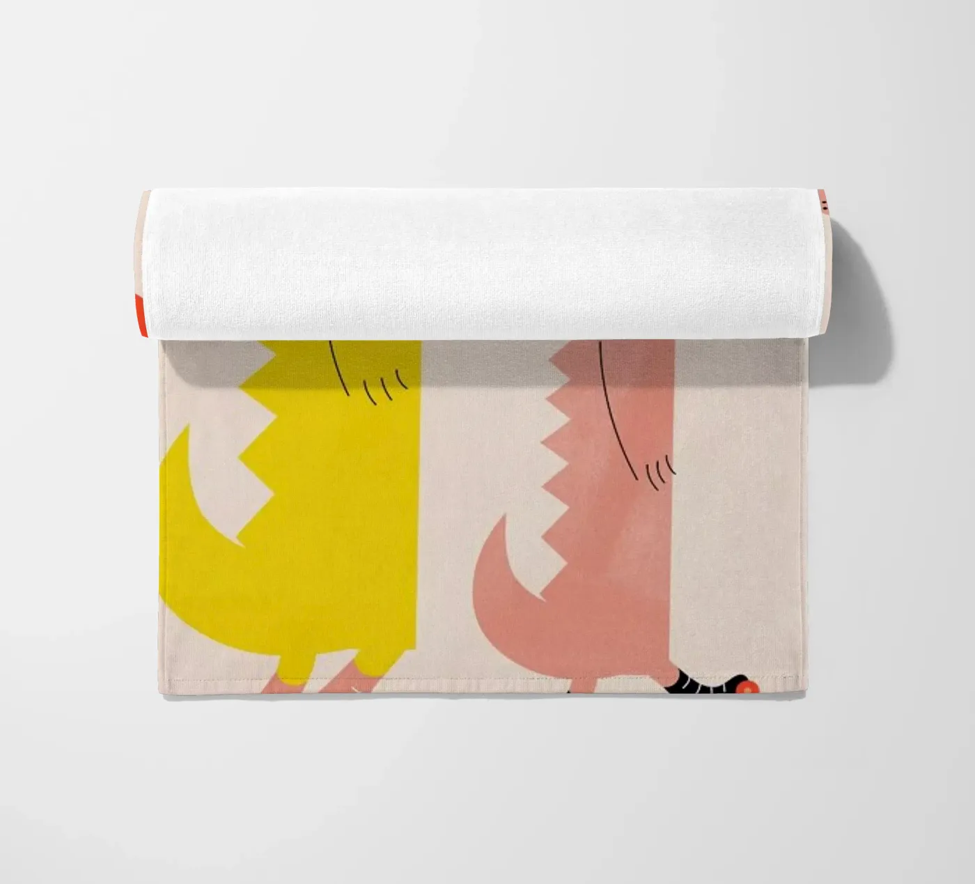 Roller Crocs strandhanddoek van Little Flourishes