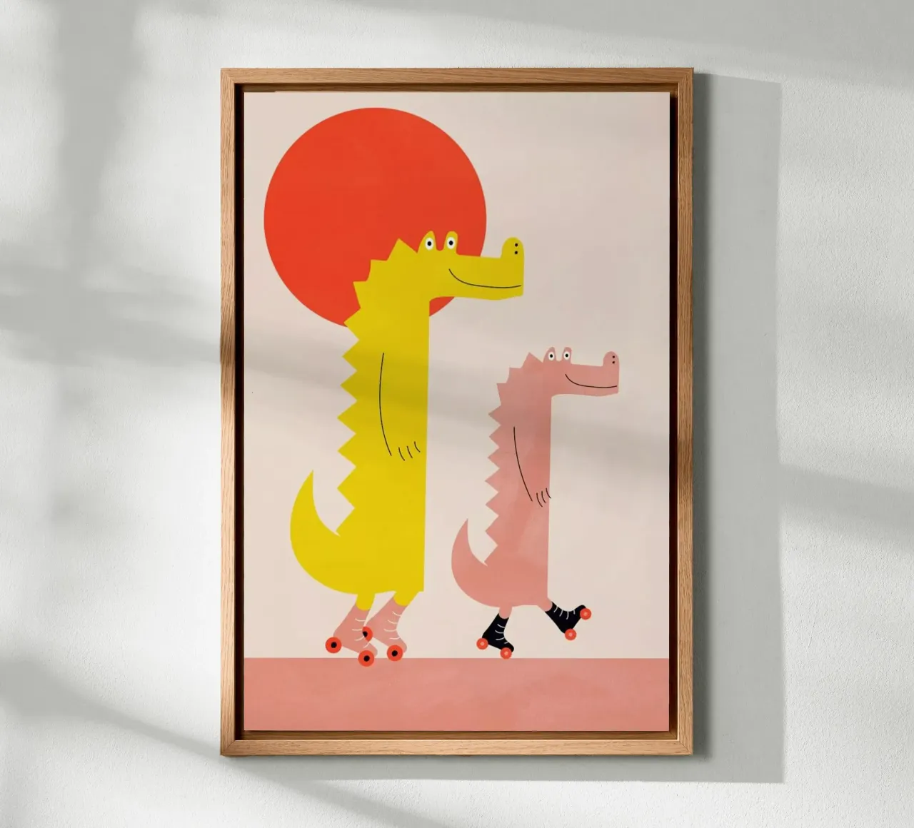 Roller Crocs alluminio dibond da Little Flourishes