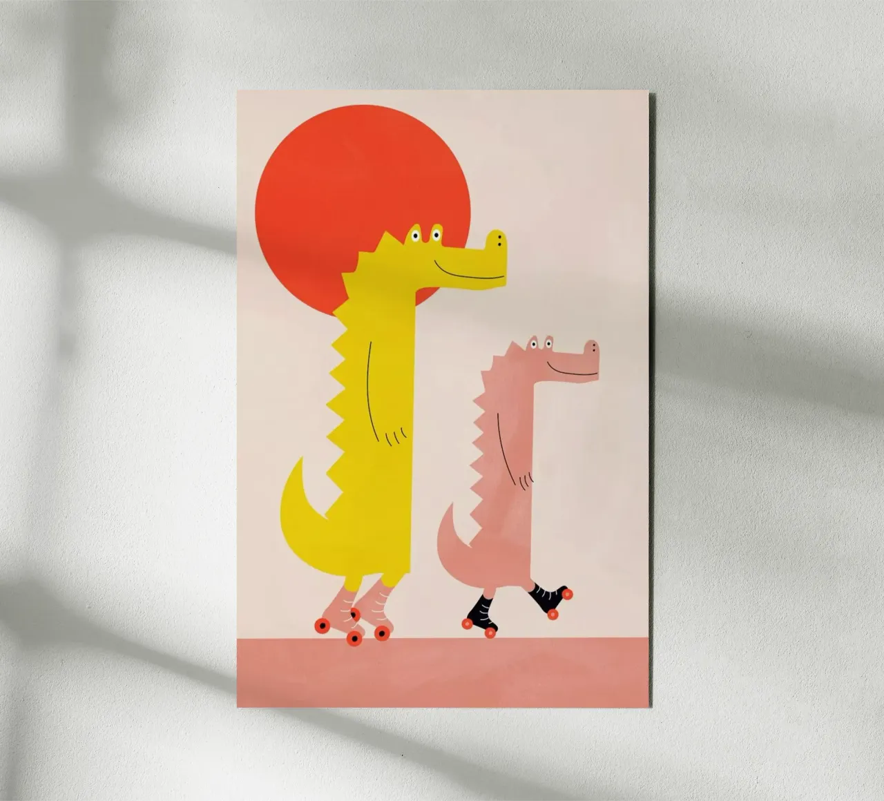 Roller Crocs alluminio dibond da Little Flourishes