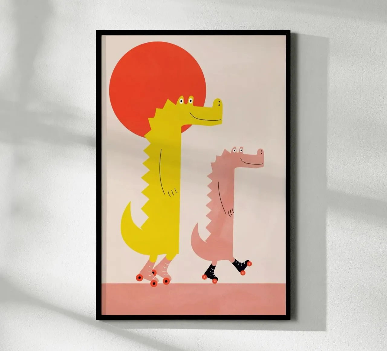 Roller Crocs poster da Little Flourishes