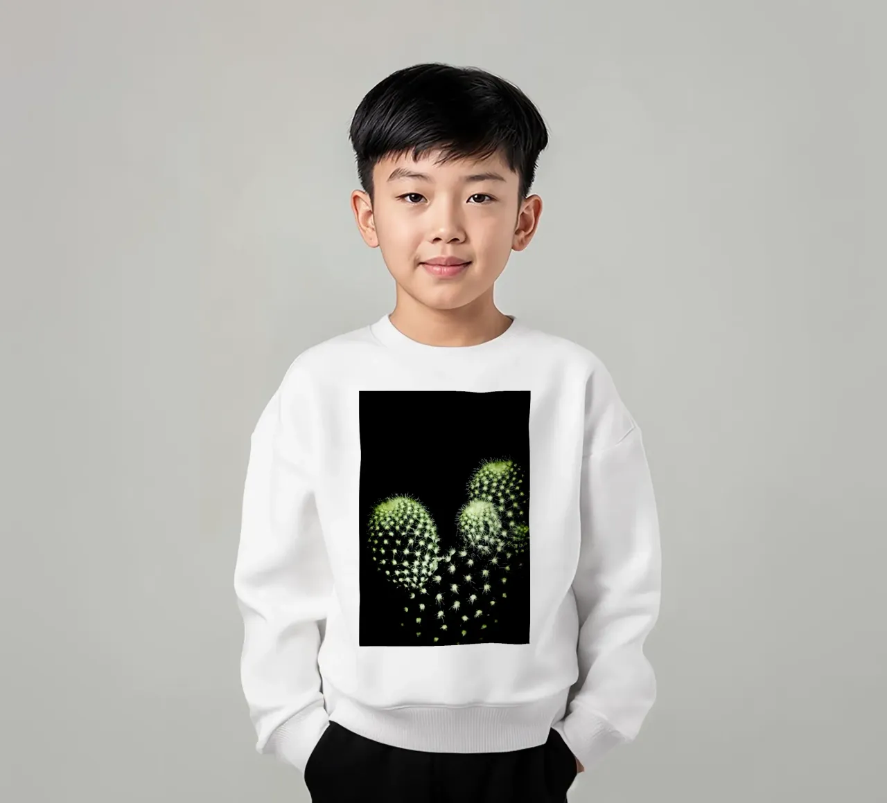 Dark Cactus felpa bambino da Babett Schultze