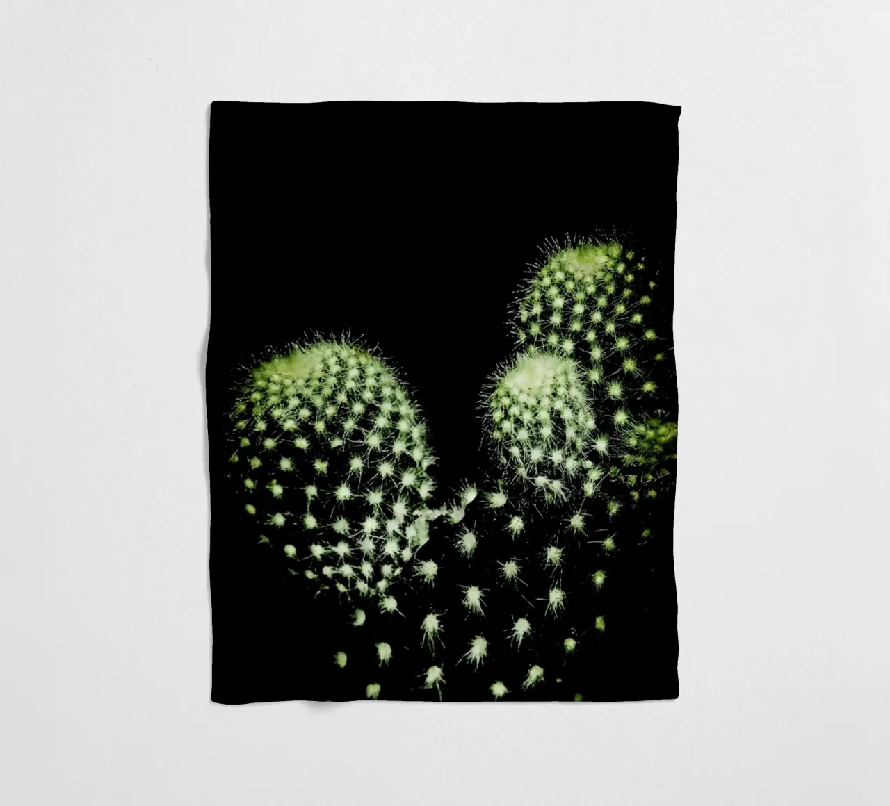 Dark Cactus coperta in pile da Babett Schultze