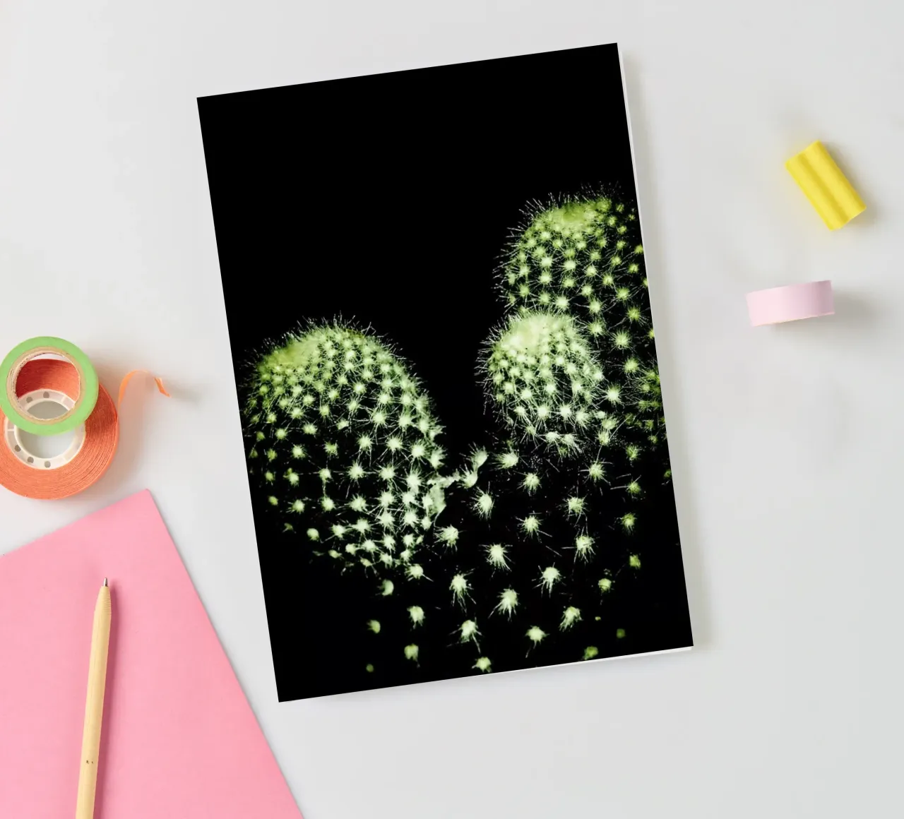 Dark Cactus notebook by Babett Schultze