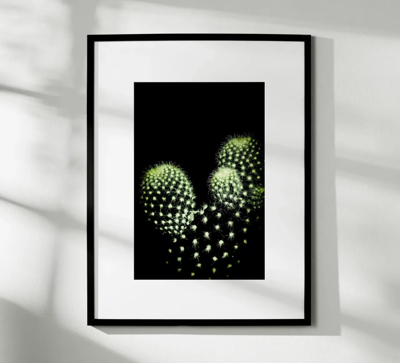 Dark Cactus poster van Babett Schultze