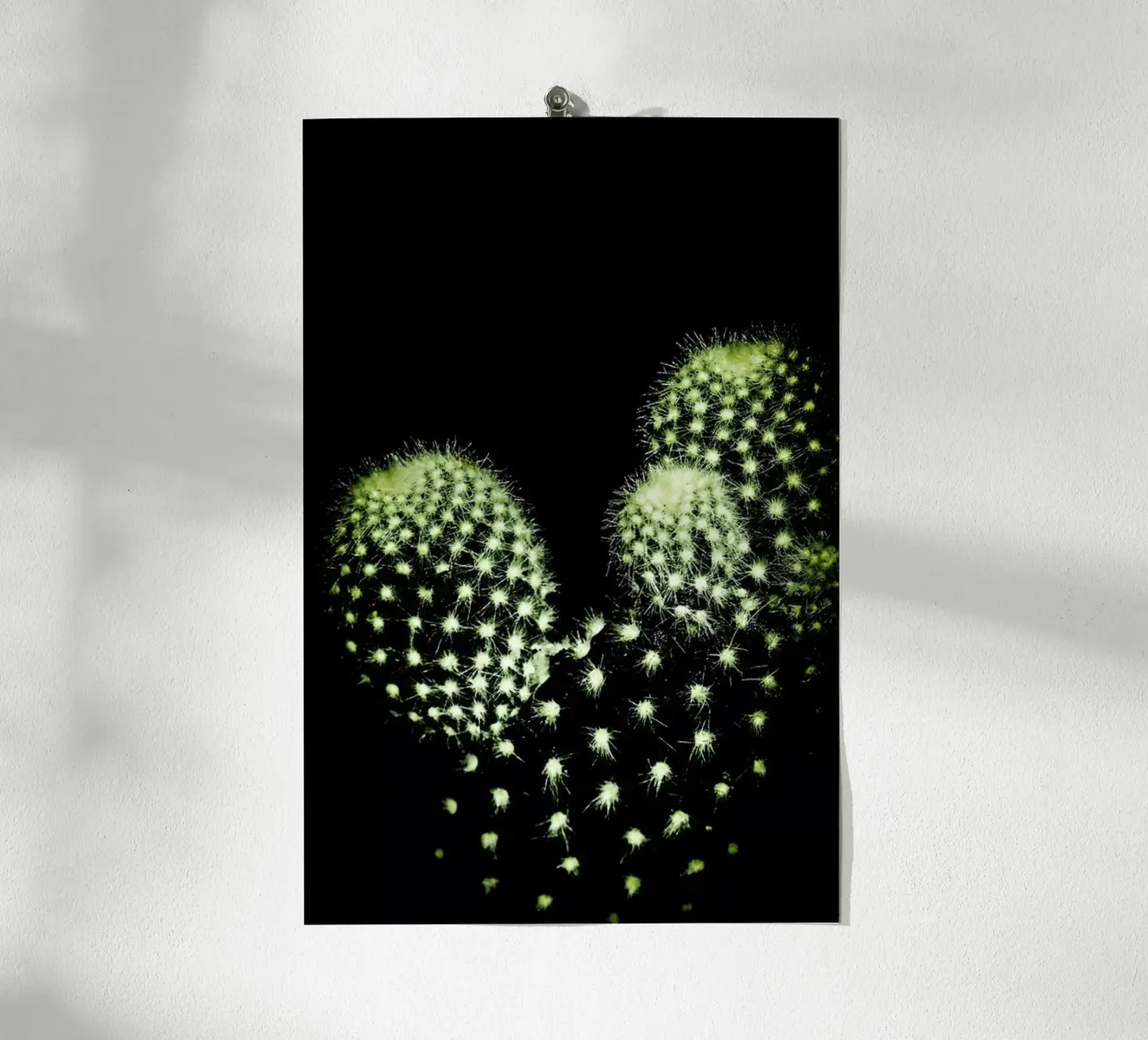 Dark Cactus poster van Babett Schultze