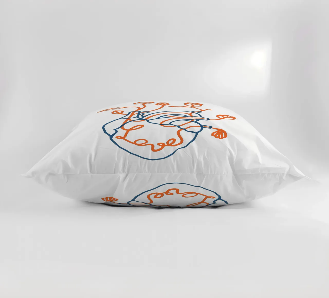 What About Love decorative cushion by Ninhol