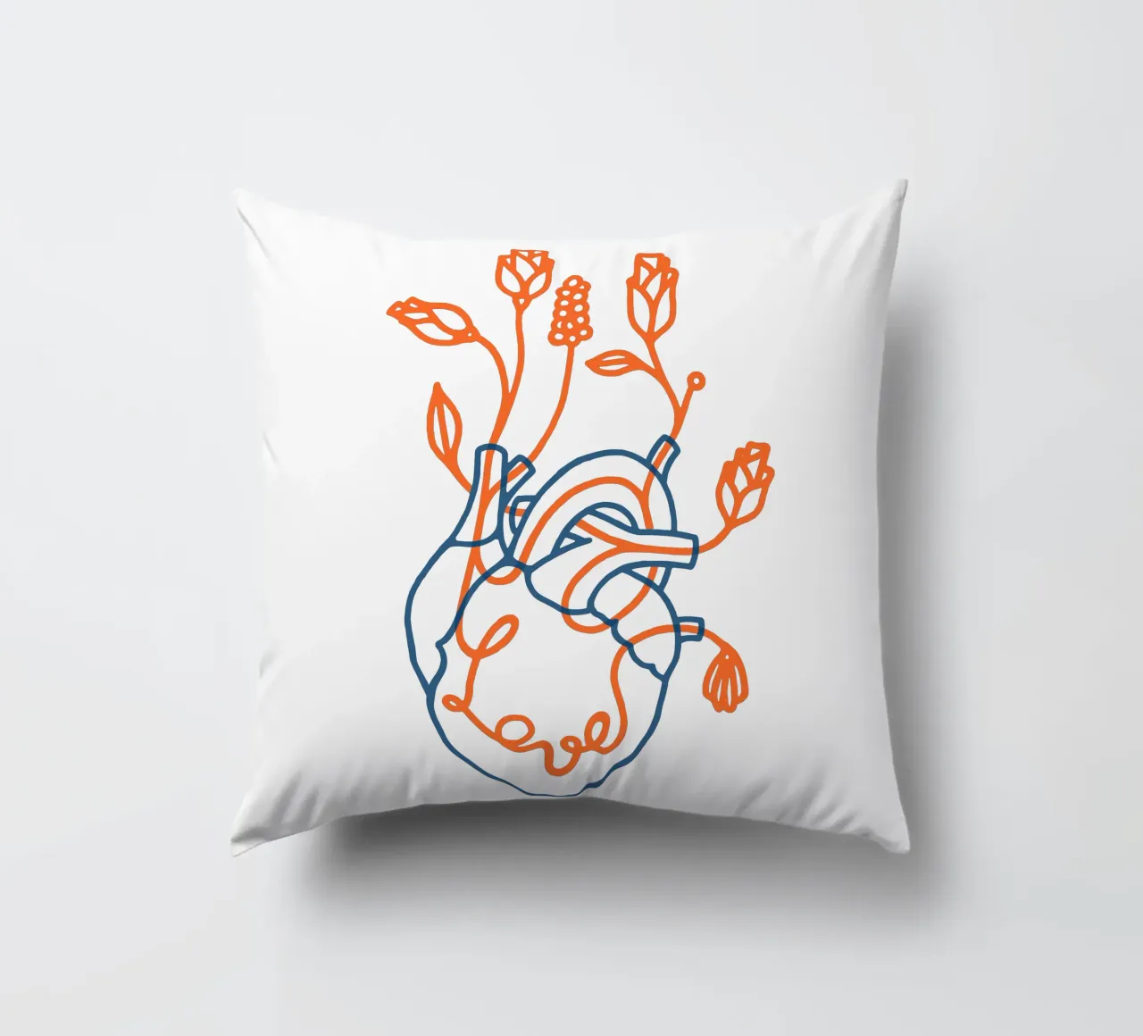 What About Love decorative cushion by Ninhol